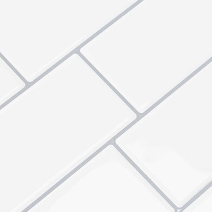 Decorative Stickers 20 pcs White Grey 29 x 21 cm
