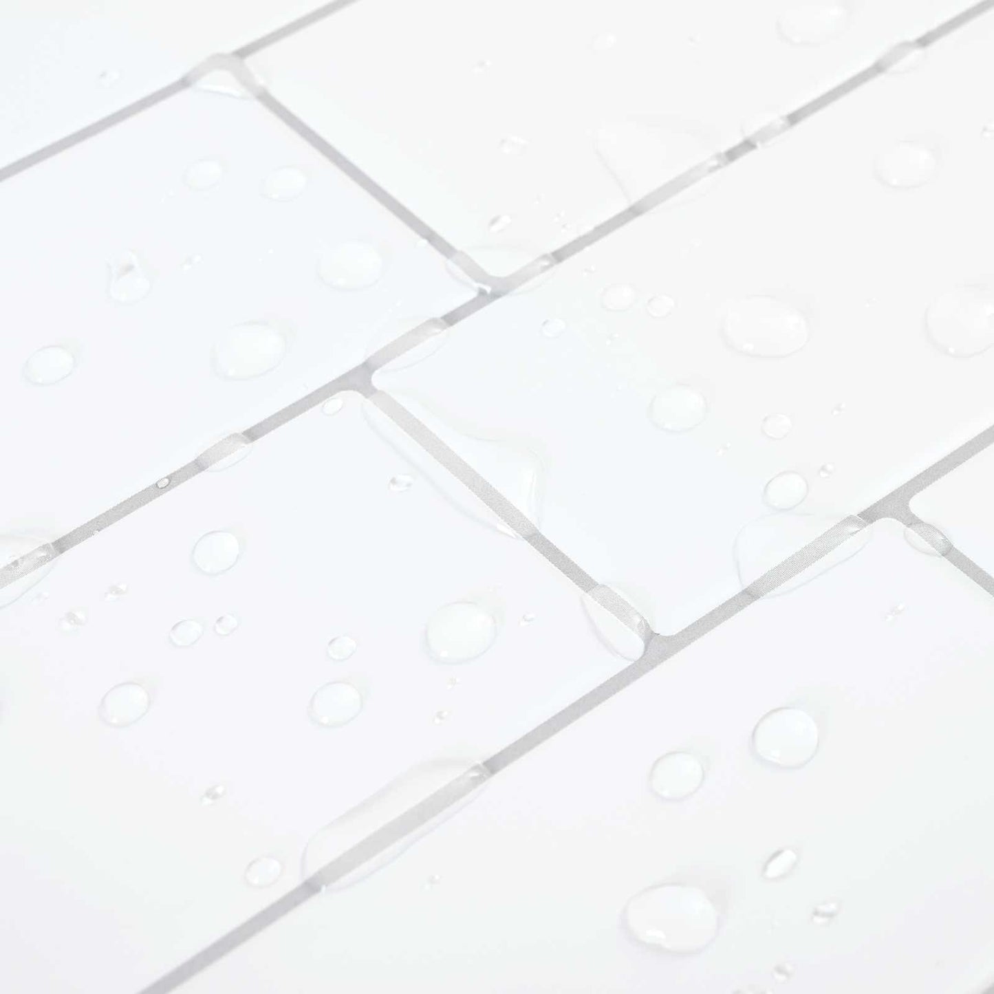 Decorative Stickers 50 pcs White Grey 29 x 21 cm