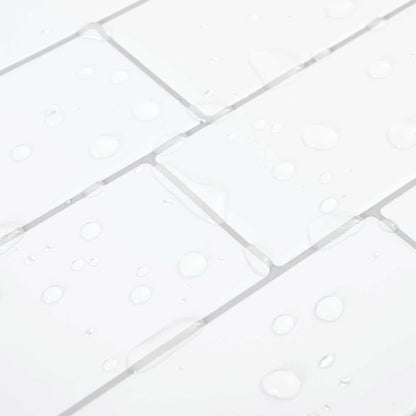 Decorative Stickers 50 pcs White Grey 29 x 21 cm