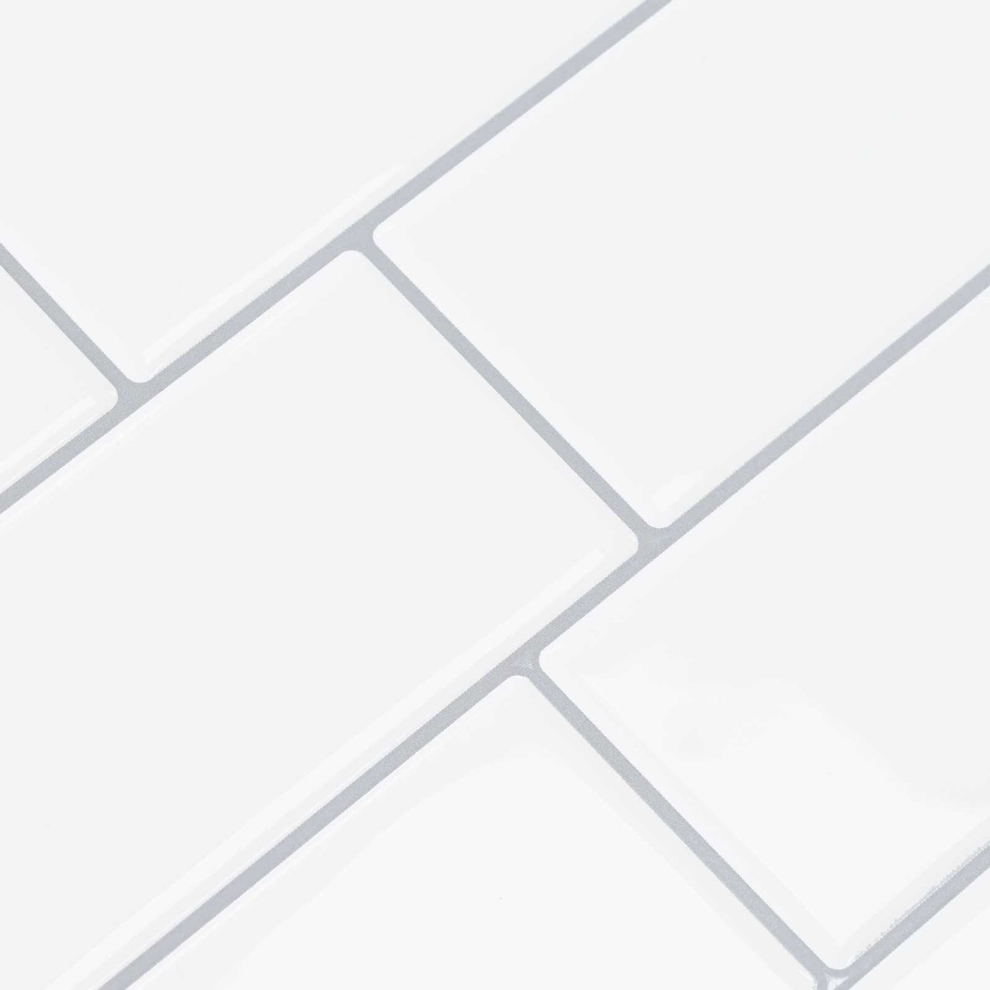 Decorative Stickers 50 pcs White Grey 29 x 21 cm