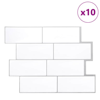 Decorative Stickers 50 pcs White Grey 29 x 21 cm