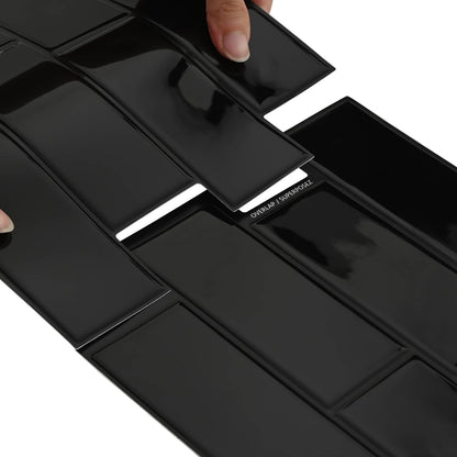 Decorative Stickers 10 pcs Black 29 x 21 cm