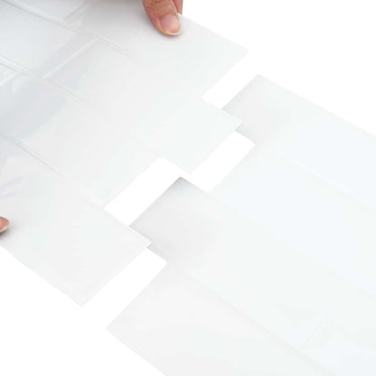 Decorative Stickers 10 pcs White 29 x 21 cm