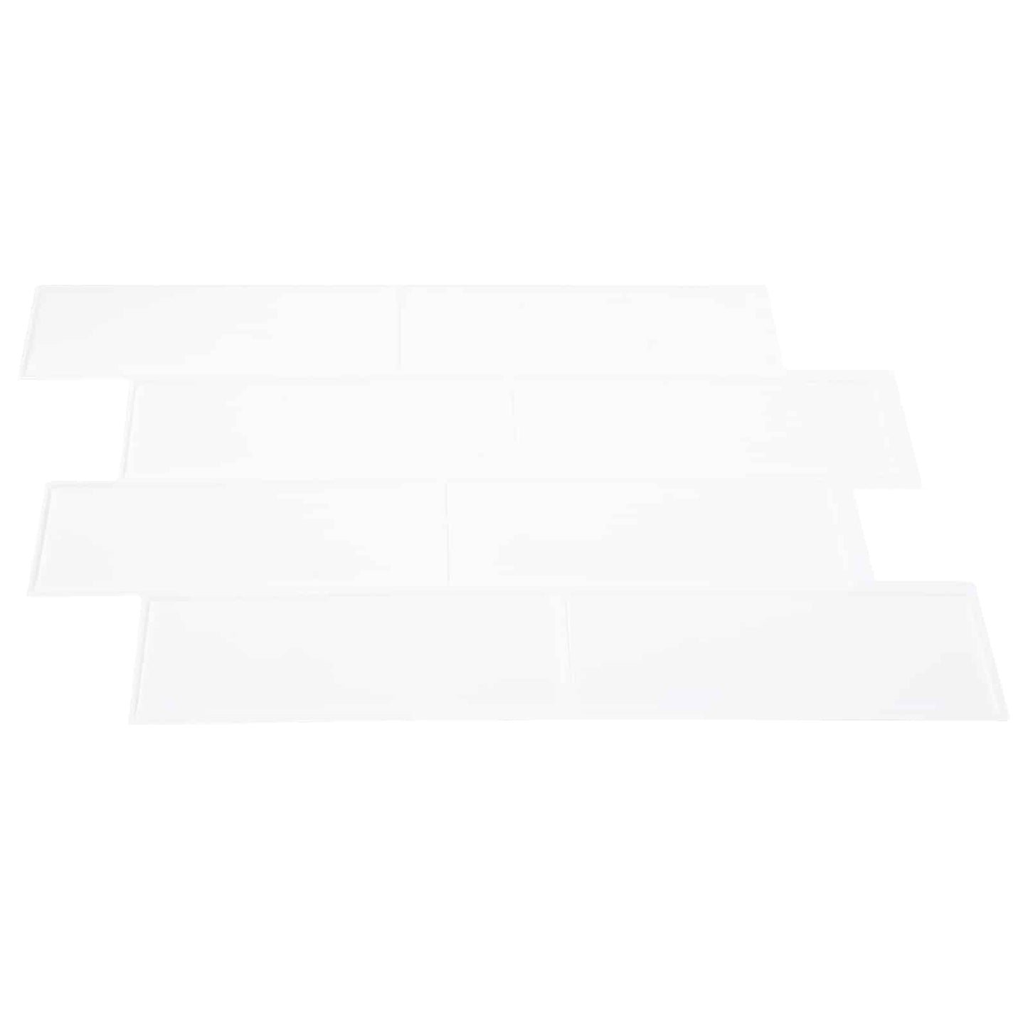 Decorative Stickers 10 pcs White 29 x 21 cm