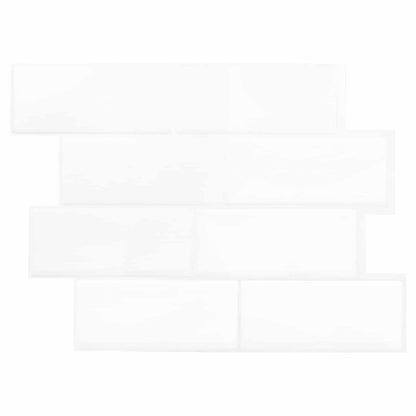 Decorative Stickers 10 pcs White 29 x 21 cm