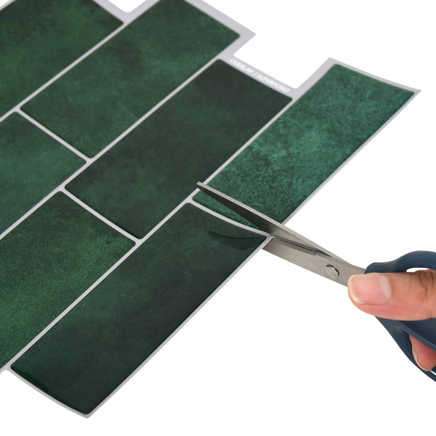 Decorative Stickers 10 pcs Dark Green 29 x 21 cm