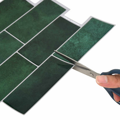 Decorative Stickers 20 pcs Dark Green 29 x 21 cm