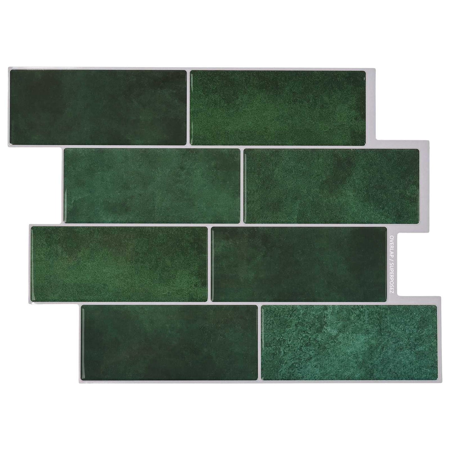 Decorative Stickers 20 pcs Dark Green 29 x 21 cm