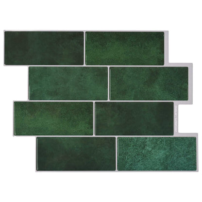 Decorative Stickers 20 pcs Dark Green 29 x 21 cm
