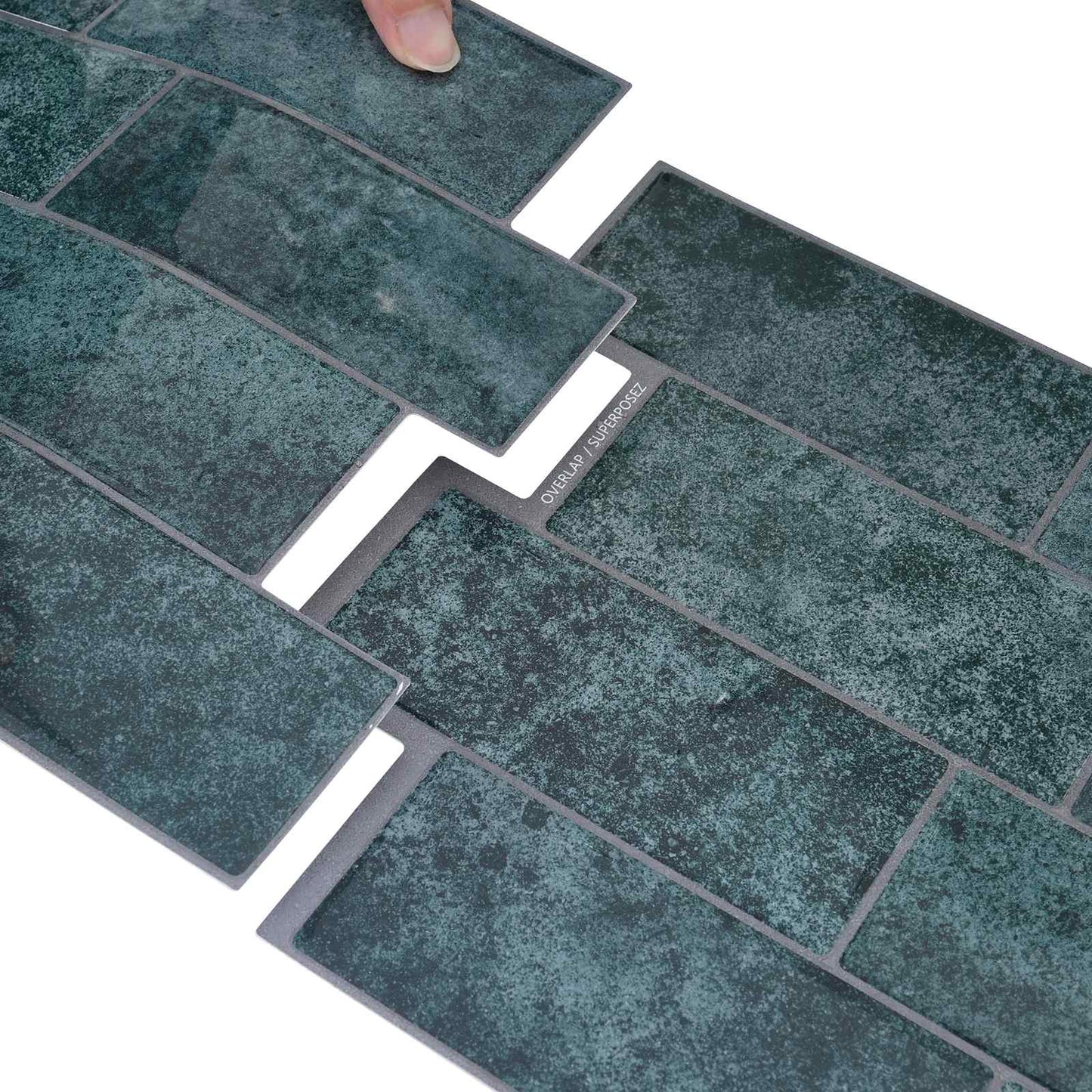 Decorative Stickers 50 pcs Blue Green 29 x 21 cm