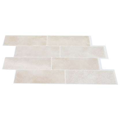 Decorative Stickers 50 pcs Beige Marble 29 x 21 cm