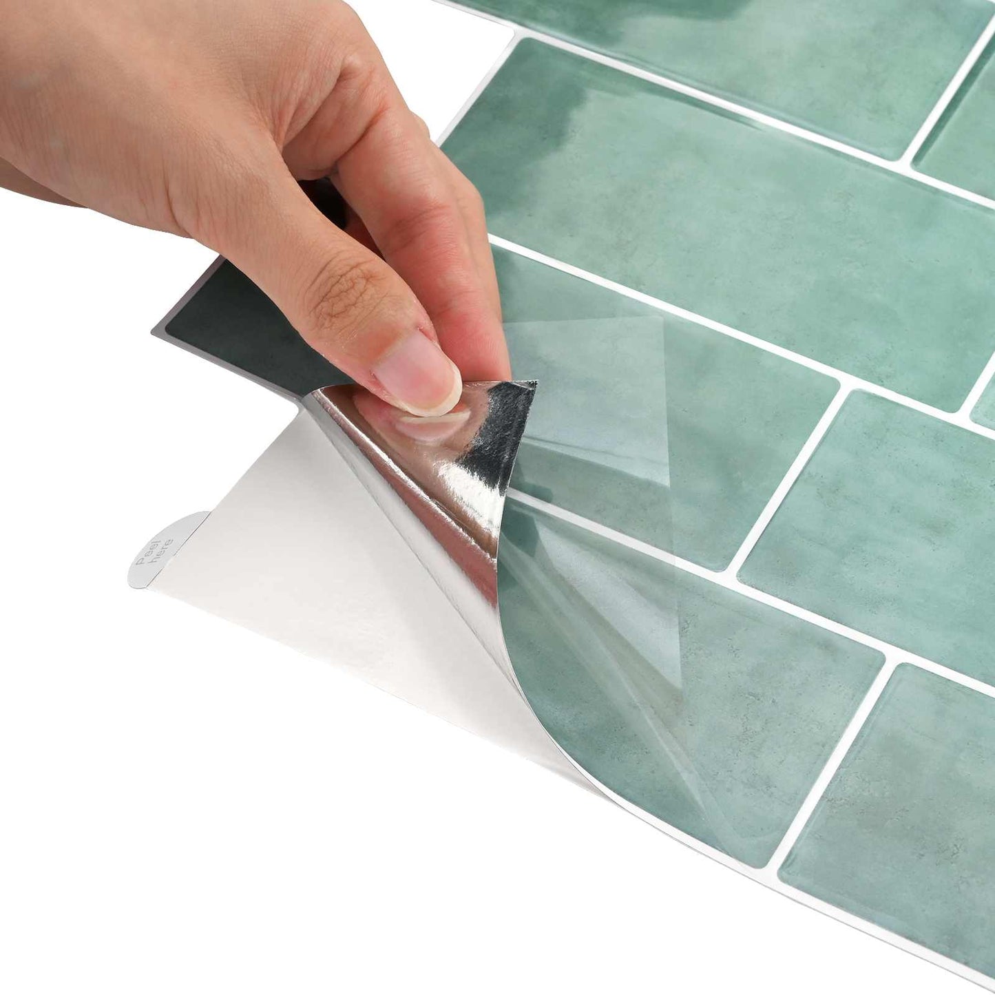 Decorative Stickers 50 pcs Grey Green 29 x 21 cm