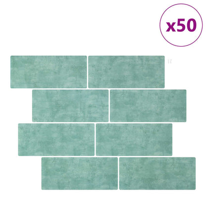 Decorative Stickers 50 pcs Grey Green 29 x 21 cm