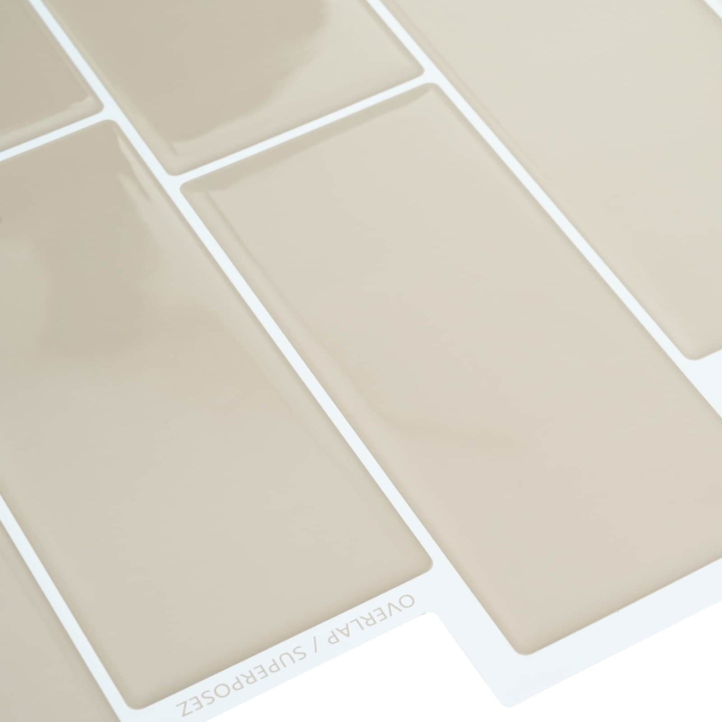 Decorative Stickers 20 pcs Beige 29 x 21 cm