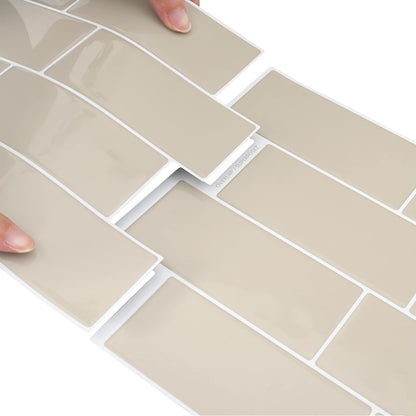 Decorative Stickers 20 pcs Beige 29 x 21 cm