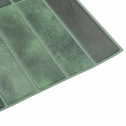 Rectangular Tile 10 pcs Dark Green 29 x 23 x 0.08 cm