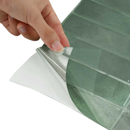 Rectangular Tile 10 pcs Dark Green 29 x 23 x 0.08 cm