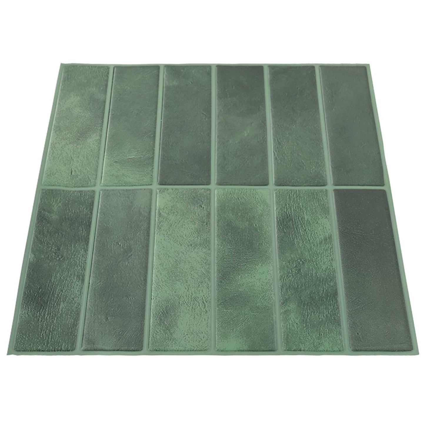 Rectangular Tile 10 pcs Dark Green 29 x 23 x 0.08 cm