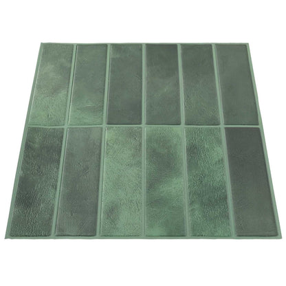 Rectangular Tile 10 pcs Dark Green 29 x 23 x 0.08 cm