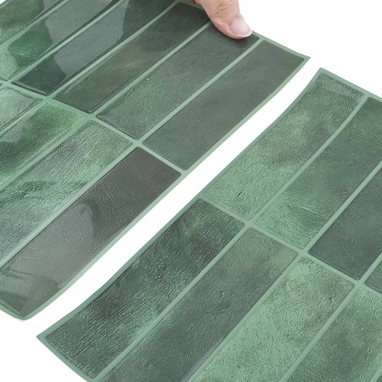 Rectangular Tile 20 pcs Dark Green 29 x 23 x 0.08 cm