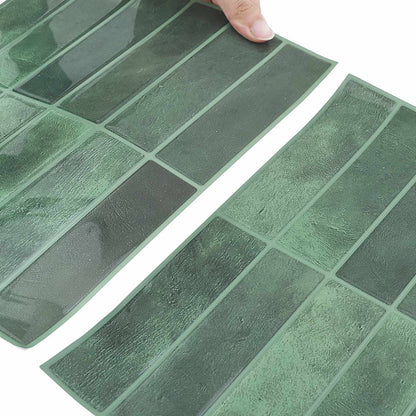 Rectangular Tile 20 pcs Dark Green 29 x 23 x 0.08 cm