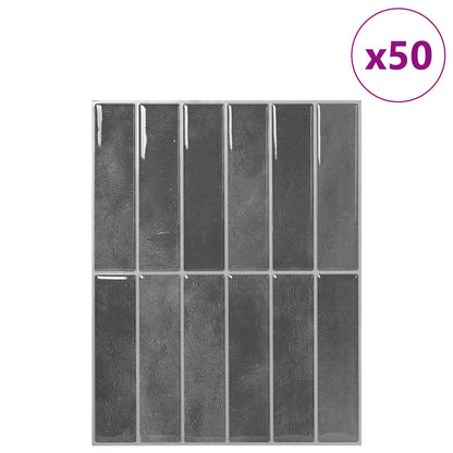 Rectangular Tile 50 pcs Grey 29 x 23 x 0.08 cm