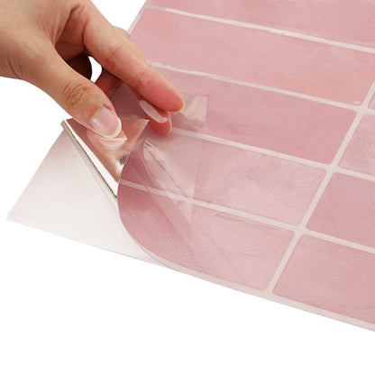 Rectangular Tile 20 pcs Pink 29 x 23 x 0.08 cm
