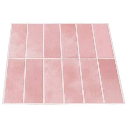 Rectangular Tile 20 pcs Pink 29 x 23 x 0.08 cm