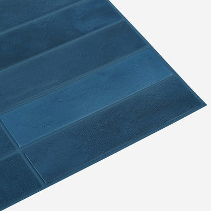 Rectangular Tile 10 pcs Blue 29 x 23 x 0.08 cm