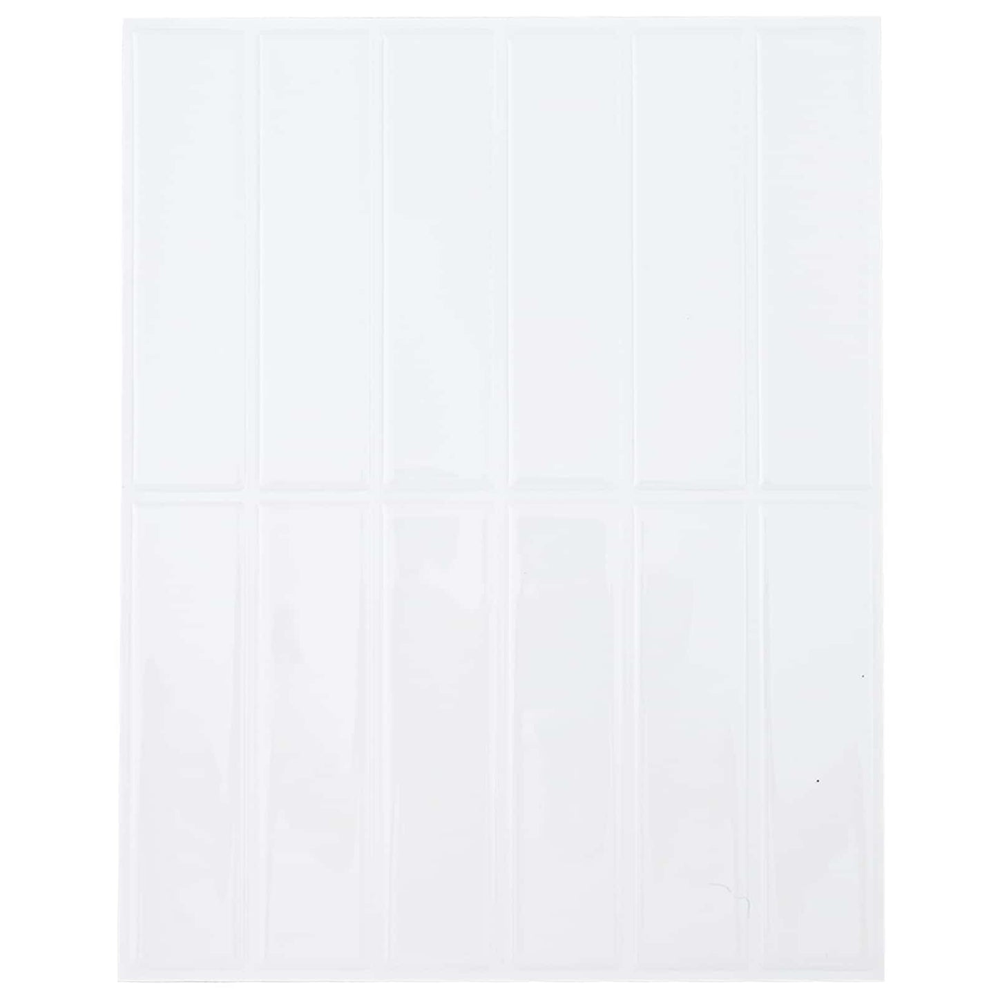 Rectangular Tile 10 pcs White 29 x 23 x 0.08 cm