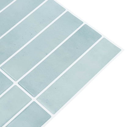 Rectangular Tile 10 pcs Grey Green 29 x 23 x 0.08 cm