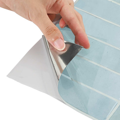 Rectangular Tile 10 pcs Grey Green 29 x 23 x 0.08 cm