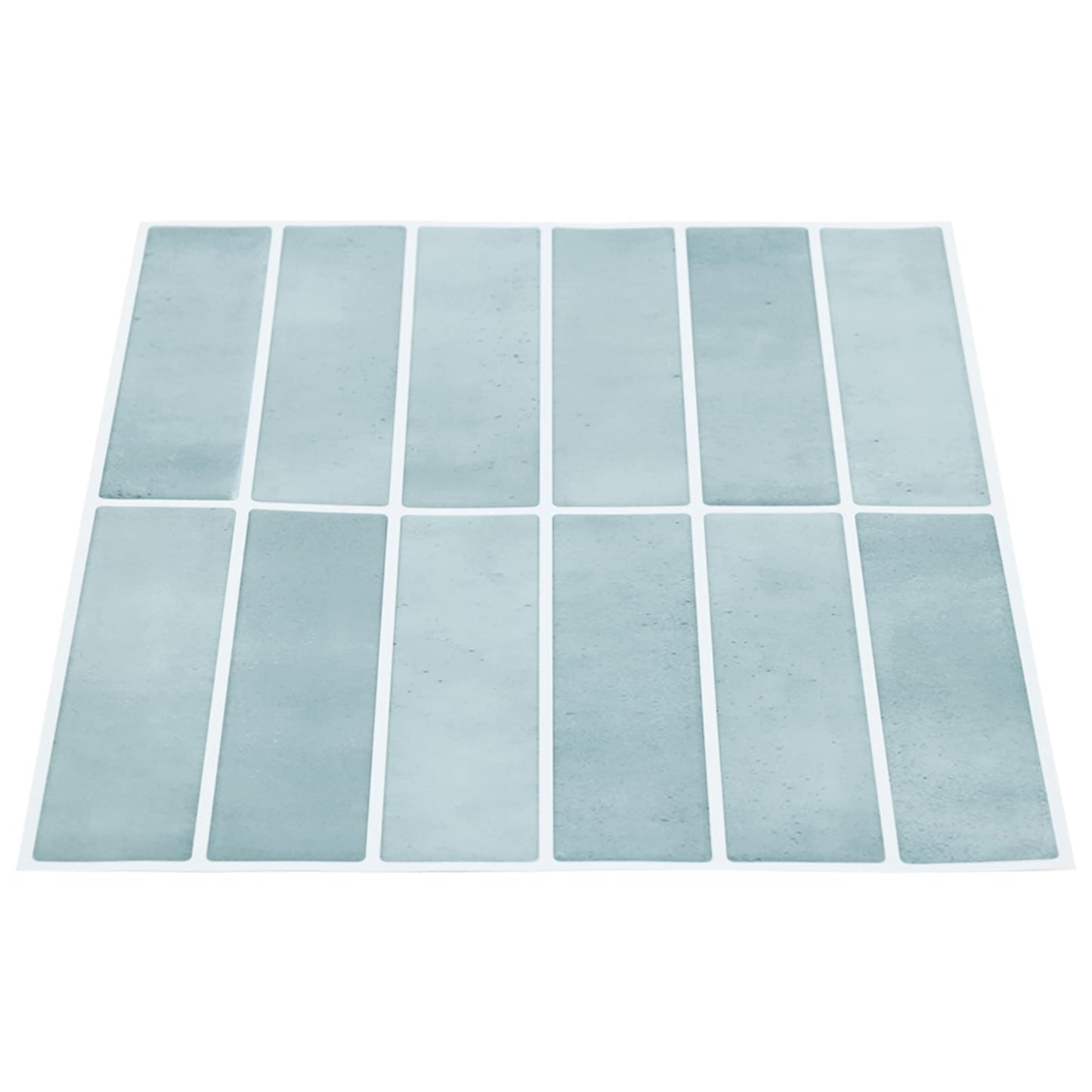 Rectangular Tile 10 pcs Grey Green 29 x 23 x 0.08 cm