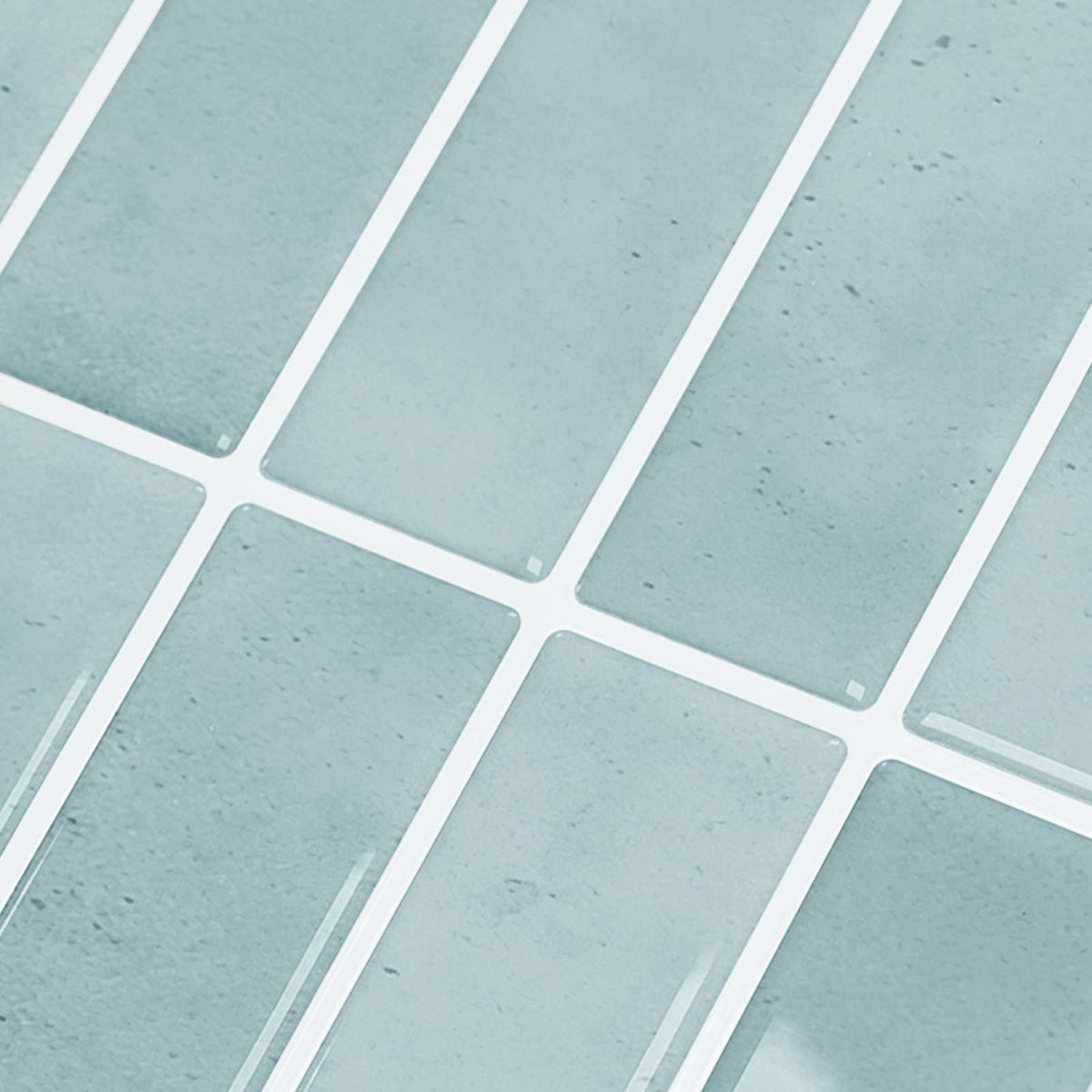 Rectangular Tile 20 pcs Grey Green 29 x 23 x 0.08 cm