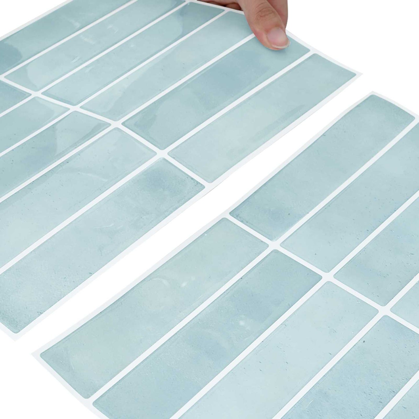 Rectangular Tile 50 pcs Grey Green 29 x 23 x 0.08 cm