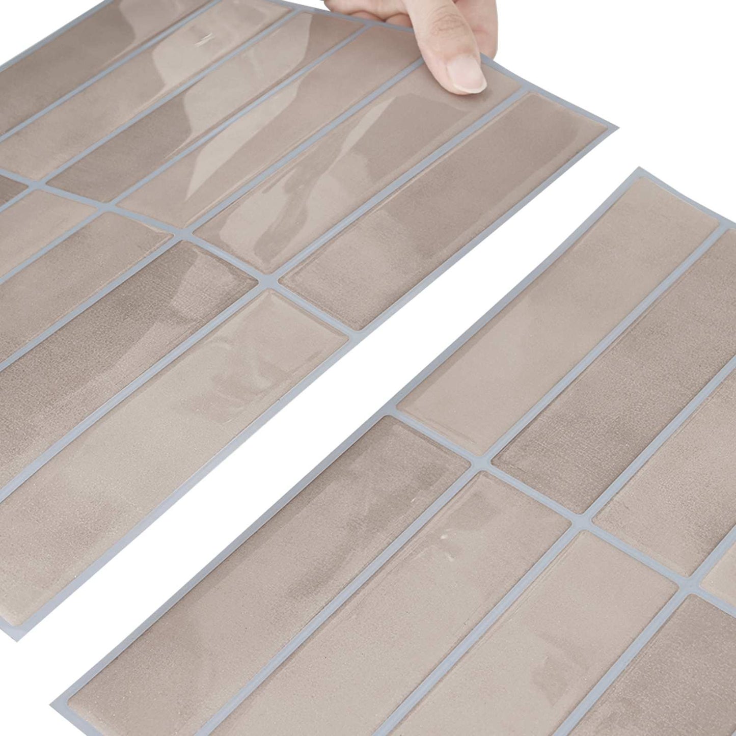 Rectangular Tile 10 pcs Beige Coffee 29 x 23 x 0.08 cm