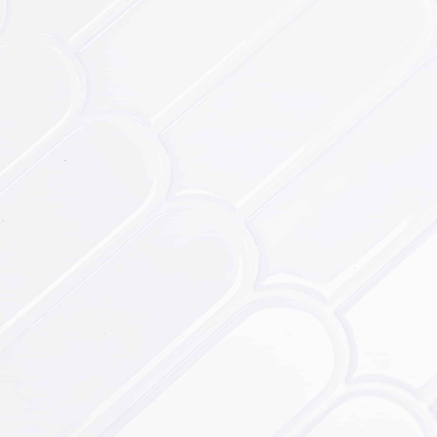 Feather Tile 20 pcs White 30 x 30 cm Polyurethane and PET