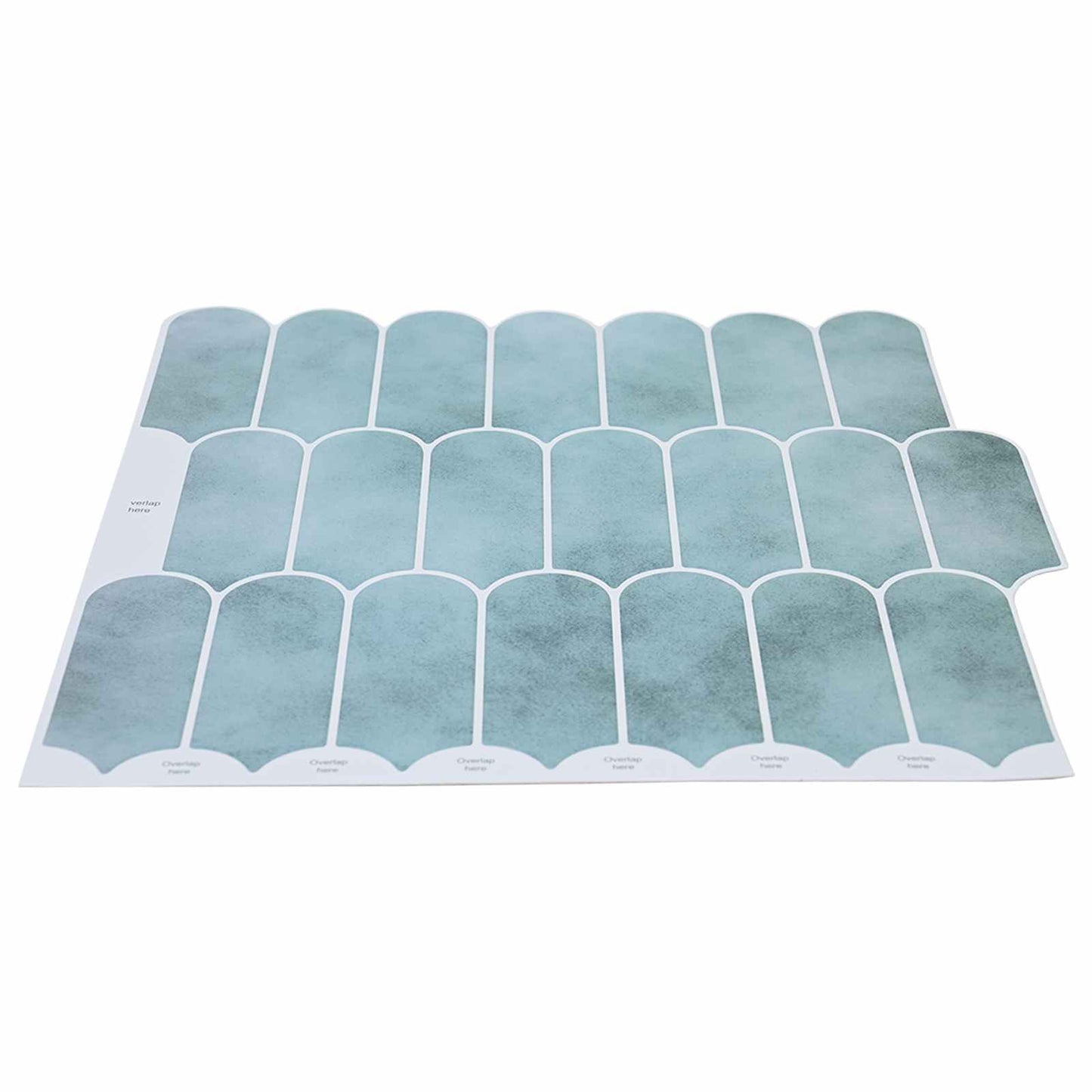 Feather Tile 20 pcs Green 30 x 30 cm Polyurethane and PET