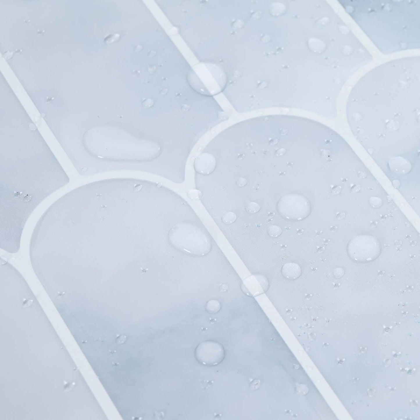 Feather Tile 10 pcs Light Blue 30 x 30 cm Polyurethane and PET