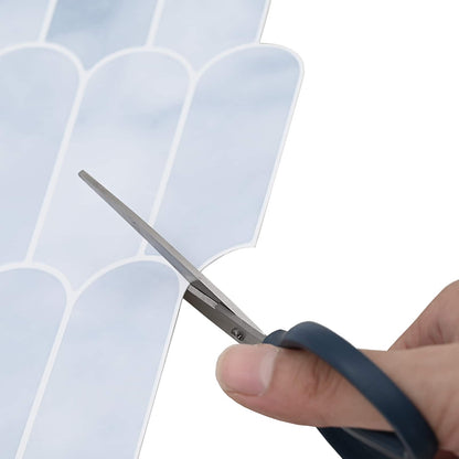 Feather Tile 50 pcs Light Blue 30 x 30 cm Polyurethane and PET
