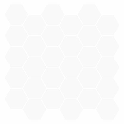 Hexagon Tile 10 pcs White 30 x 30 cm Polyurethane and PET