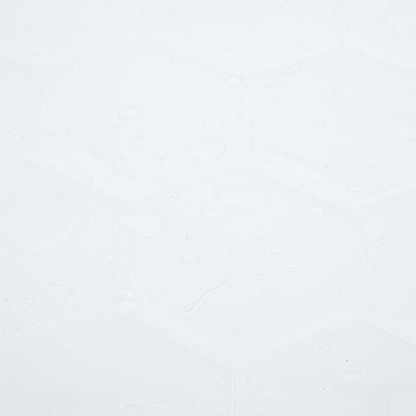 Hexagon Tile 20 pcs White 30 x 30 cm Polyurethane and PET