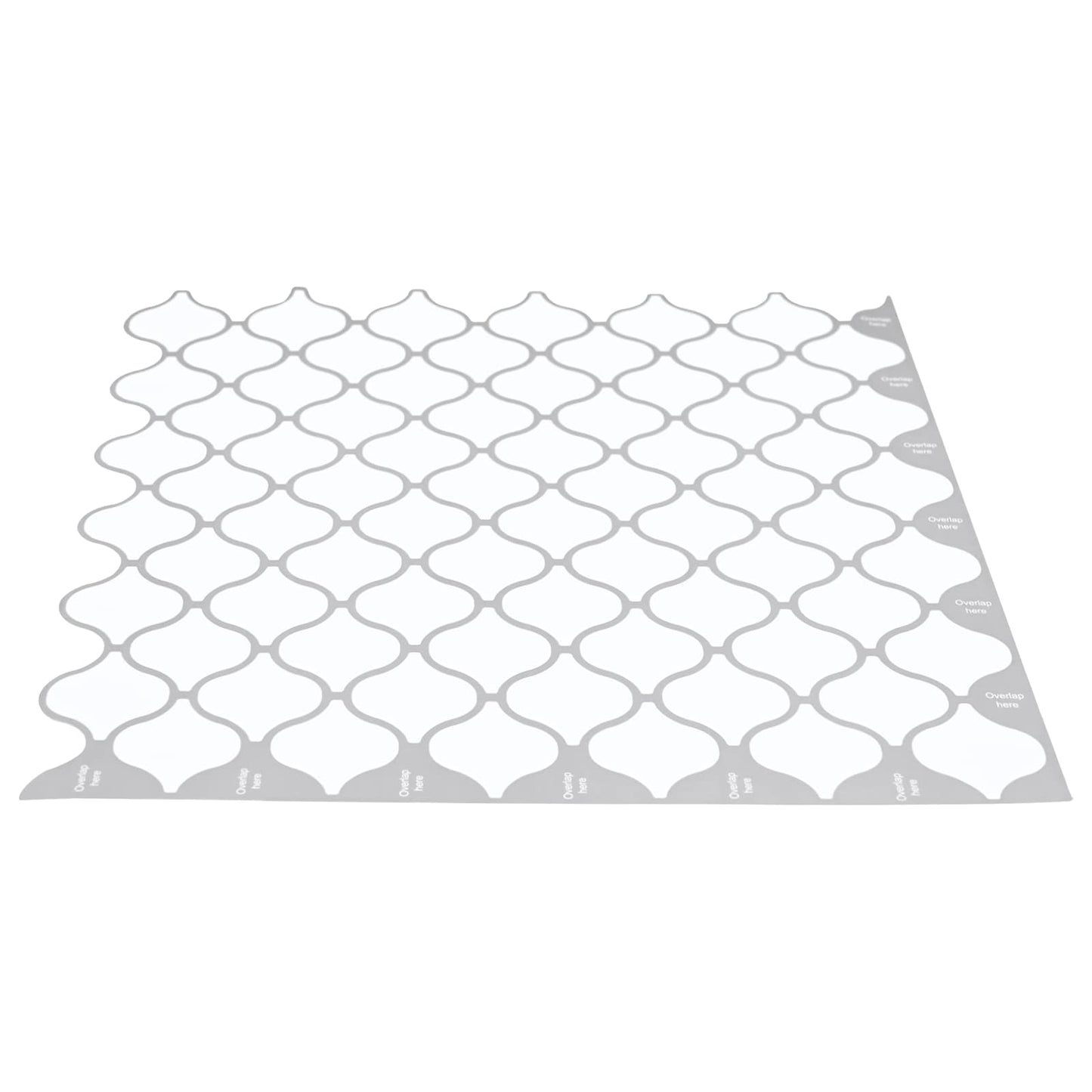 Lanturn Tile 10 pcs White 27 x 27 cm Polyurethane and PET