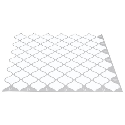Lanturn Tile 20 pcs White 27 x 27 cm Polyurethane and PET