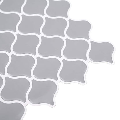 Lanturn Tile 10 pcs Grey 27 x 27 cm Polyurethane and PET