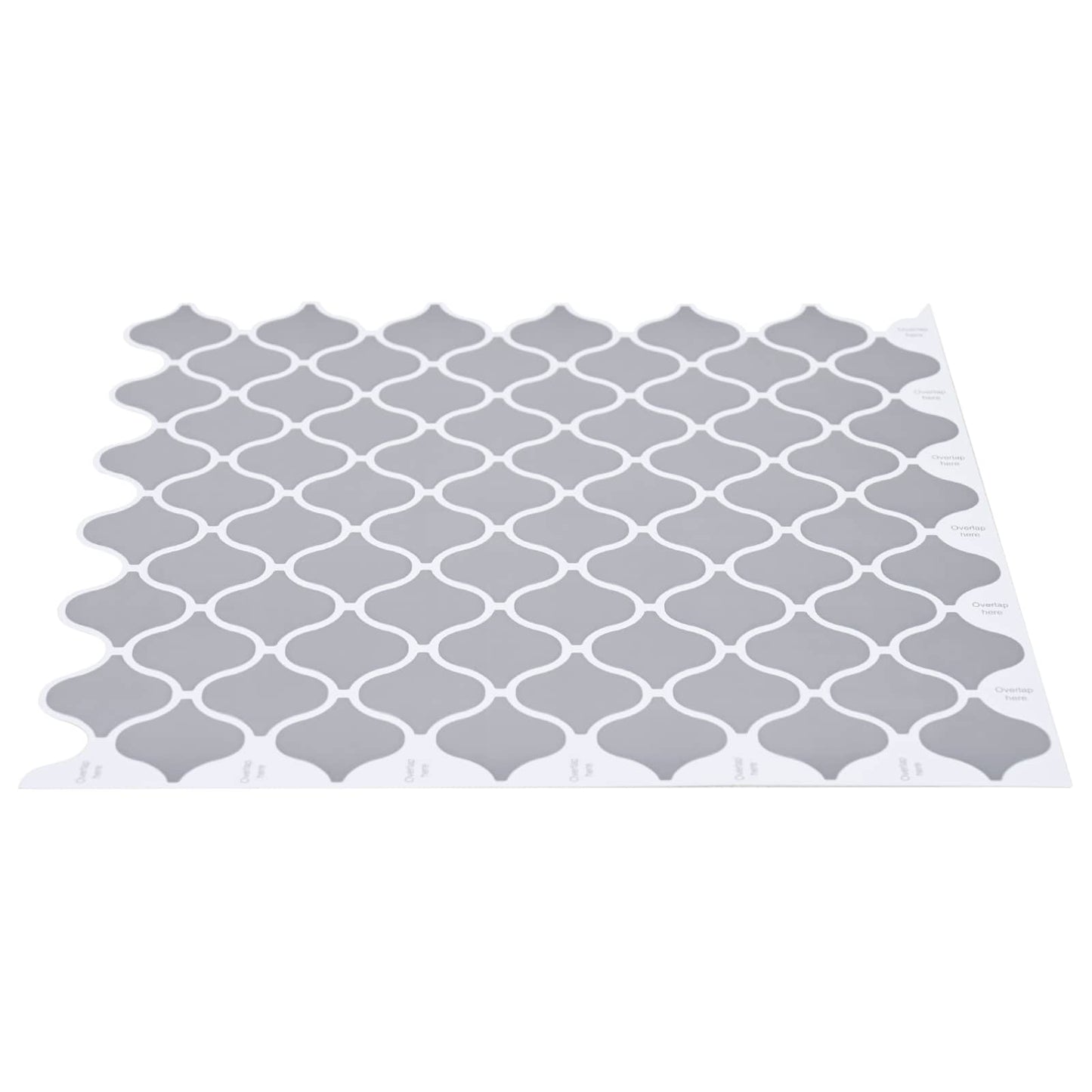 Lanturn Tile 20 pcs Grey 27 x 27 cm Polyurethane and PET
