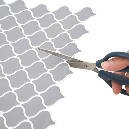 Lanturn Tile 50 pcs Grey 27 x 27 cm Polyurethane and PET