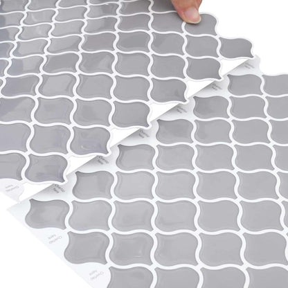 Lanturn Tile 50 pcs Grey 27 x 27 cm Polyurethane and PET