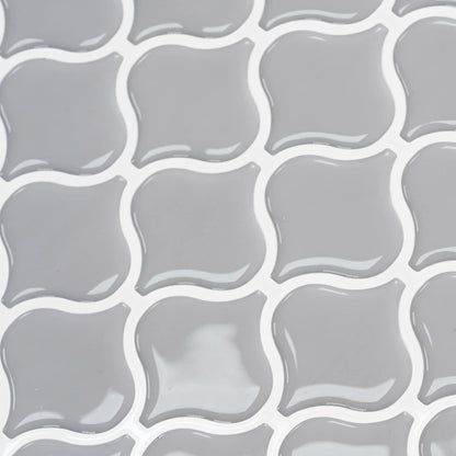 Lanturn Tile 50 pcs Grey 27 x 27 cm Polyurethane and PET