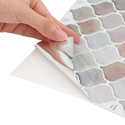 Lanturn Tile 50 pcs Beige 27 x 27 cm Polyurethane and PET